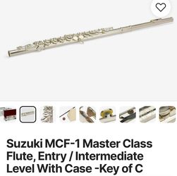 Suzuki MCF-1 Master Class Flute Key of C