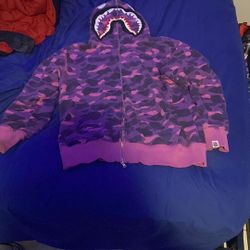 Purple Bape Hoodie
