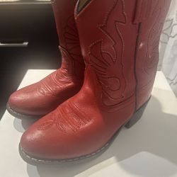Masterson Boot Co Red Genuine Leather Boots