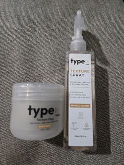 Type Texture and Texture Clay Mango Scent