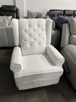 Reclining, Swilvel Fabric Chair 