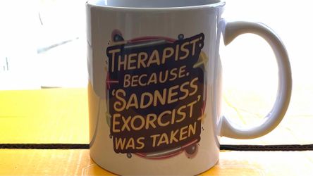 Coffee Mug - Therapist Because Sadness Exorcist was Taken Mug