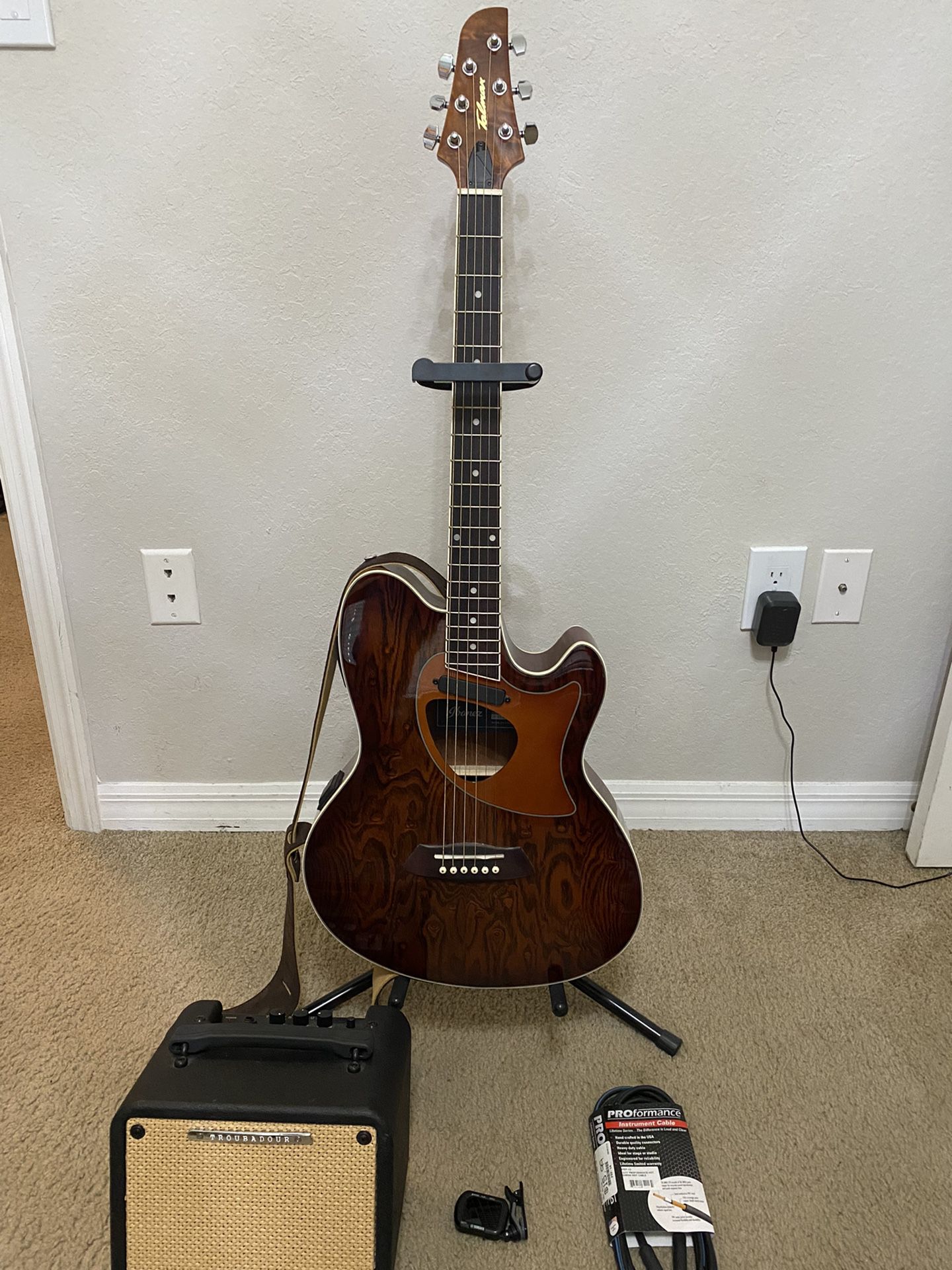 Electric Acoustic Ibanez Talman Guitar And MORE