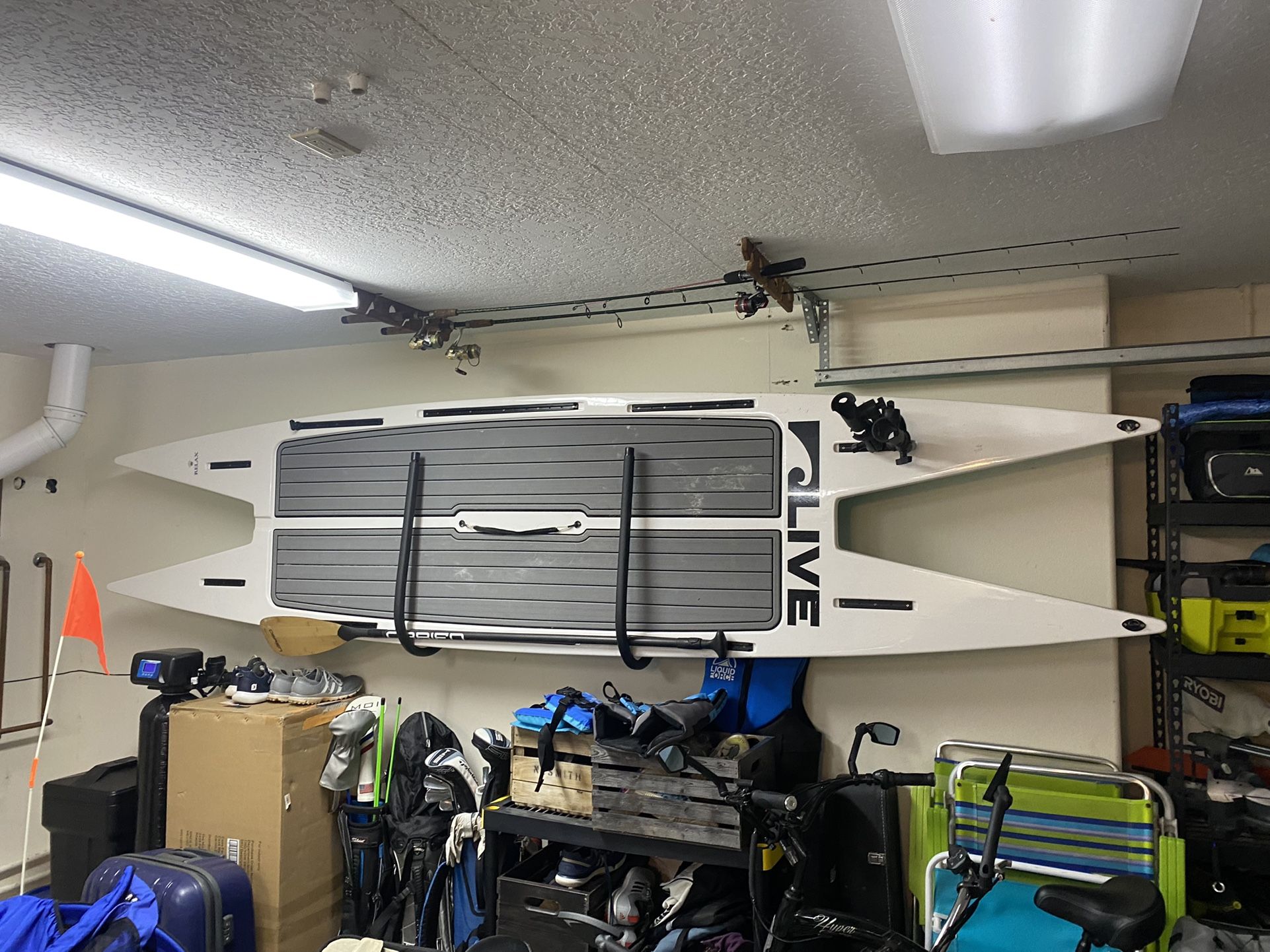 Liv2fish Paddle board Catamaran - Like New