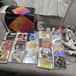 Sega Dreamcast Bundle With 26 Games