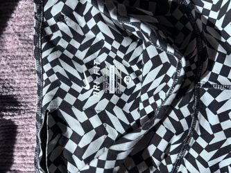 Nike Dri-FIT Black White Geometric Print Top XS