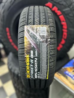 185-65R14 Blackhawk tires 🛞