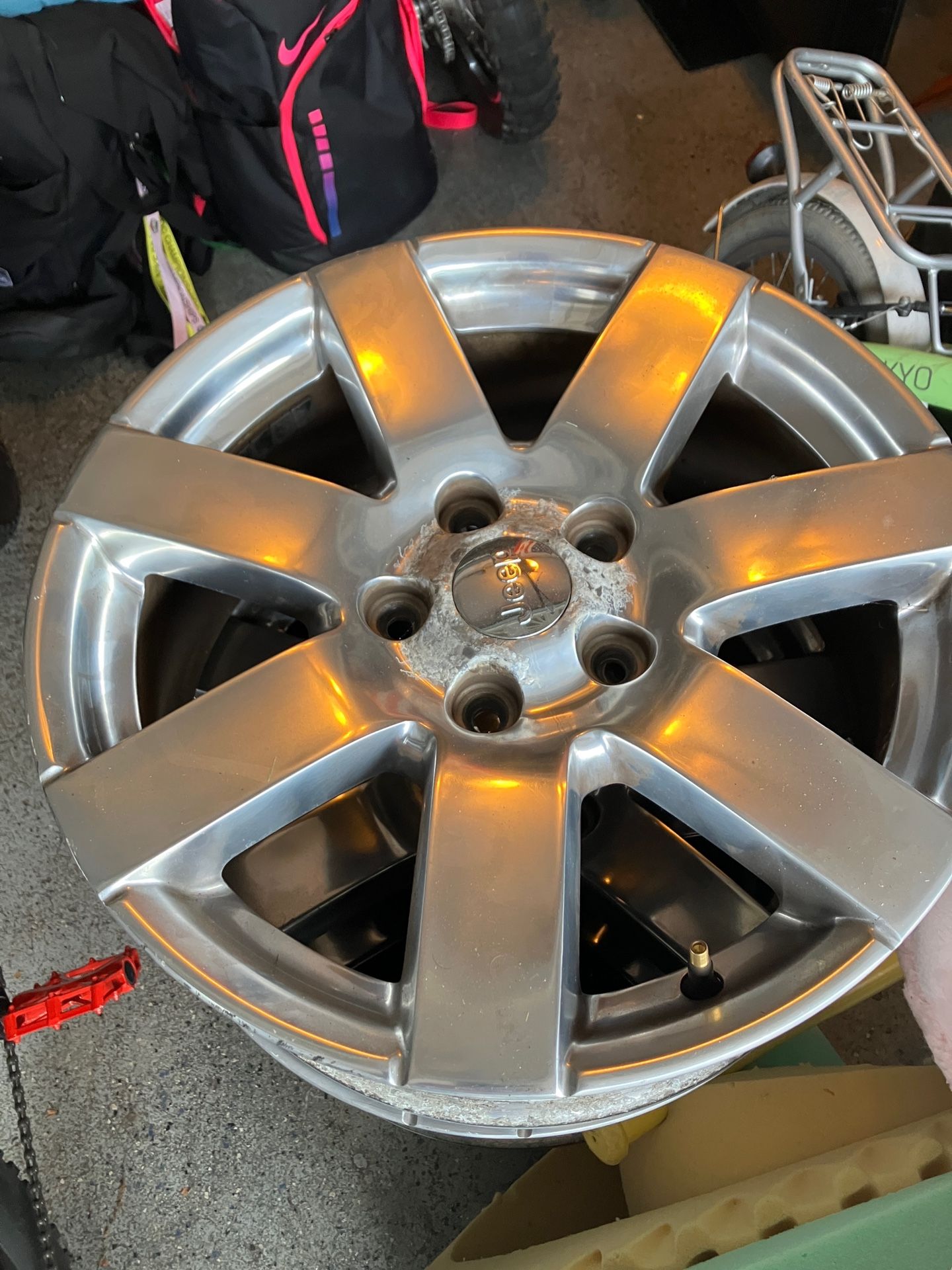 3-jeep Rims wheels no tires
