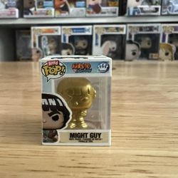 1 in 32 GOLD BITTY Might Guy 1" Funko Pop Naruto Shippuden Anime Manga Animation