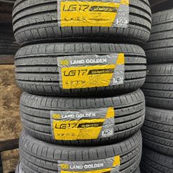 SET OF FOUR NEW TIRES 195/65/15 LANDGOLDEN, INCLUDING MOUNT AND BALANCE. ASK ME FOR ANY SIZE OR BRAND