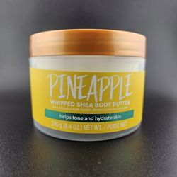 Tree Hut Pineapple Whipped Shea Body Butter, 8.4oz, 8.4 Ounce (Pack of 1)