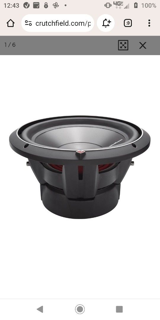 Rockford Fosgate 12" Subwoofers