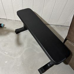 Flat Weight Workout Exercise Bench