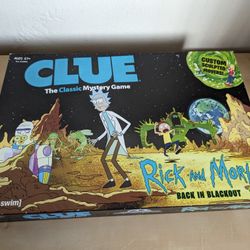 USAopoly Clue: Rick And Morty Back In Blackout Edition Adult Swim Board Game 