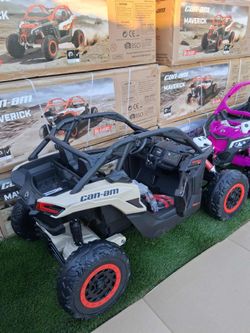 Ride on car 2 seater 48volts 4x4 double battery with remote or kids drive Rubber tires