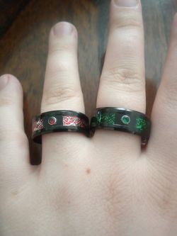 Men And Women Set Wedding Band 