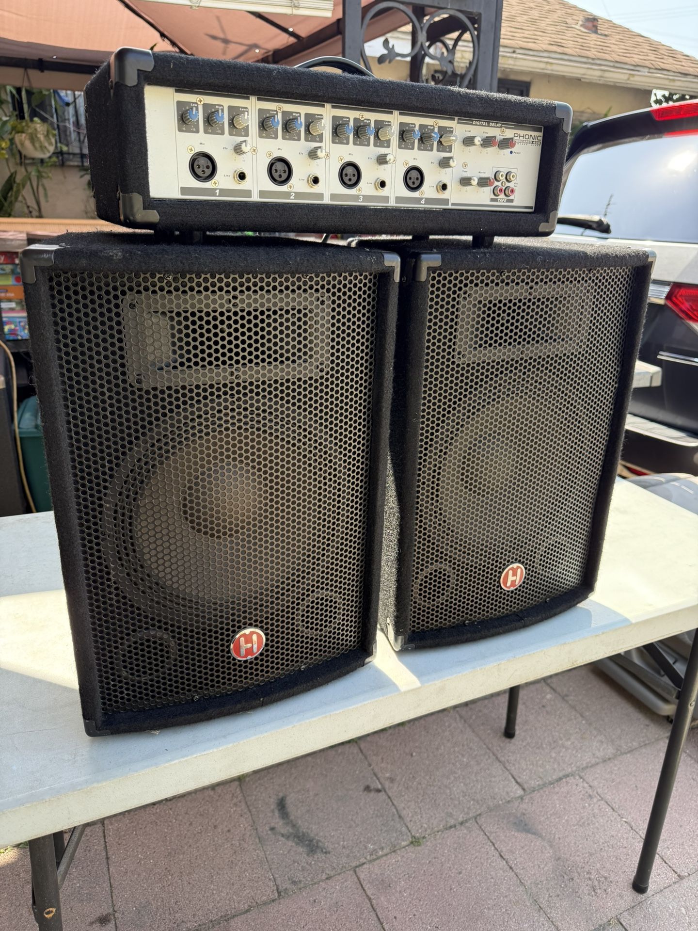 Speakers And Amplifier