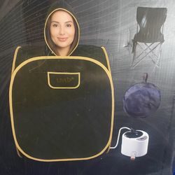 Portable Sauna Tent , New , Black 