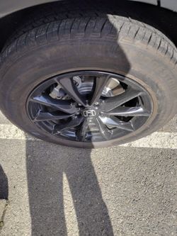 Honda 2025 wheel and brand new tires
