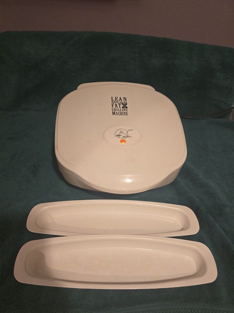 George Foreman Grilling Machine With 2 Trays