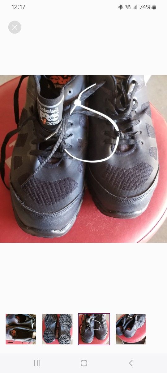 Timberland Steel Toe Size 9