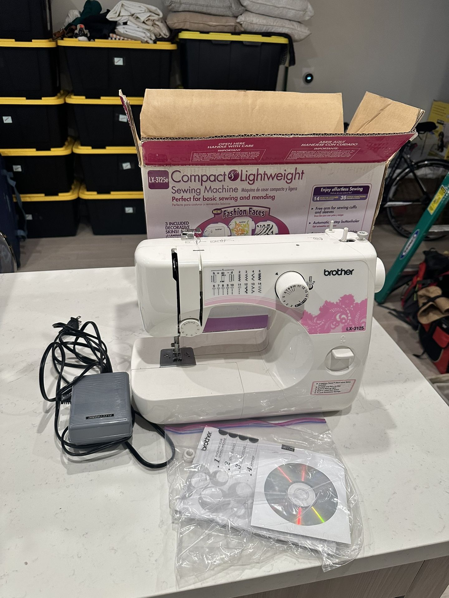 Brother LX-3125 Sewing Machine - Like New in Box