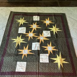 Handmade patchwork blanket