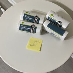 Evaness Pedal Bin Trash Bags - Degradable (4 Packs Of 40 Bags)