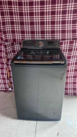 β¨ Samsung Black Stainless Top Load Washer β Large Capacity & Wi-Fi Smart Features!