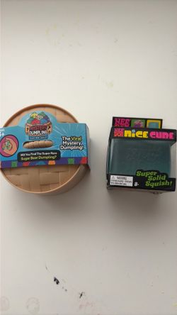 Mystery dumpling and Needoh nice cube