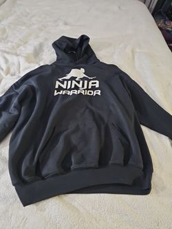 Ninja Warrior Hoodie Blue And Color Size Extra Large