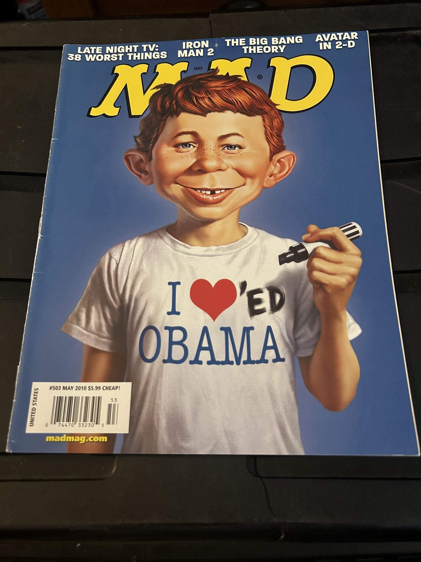 MAD Magazine #503 May 2010 Loved Obama Good Condo