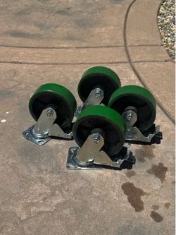 Set of 4 all casters 6X2
