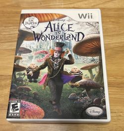 Used Wii Alice In Wonderland Game