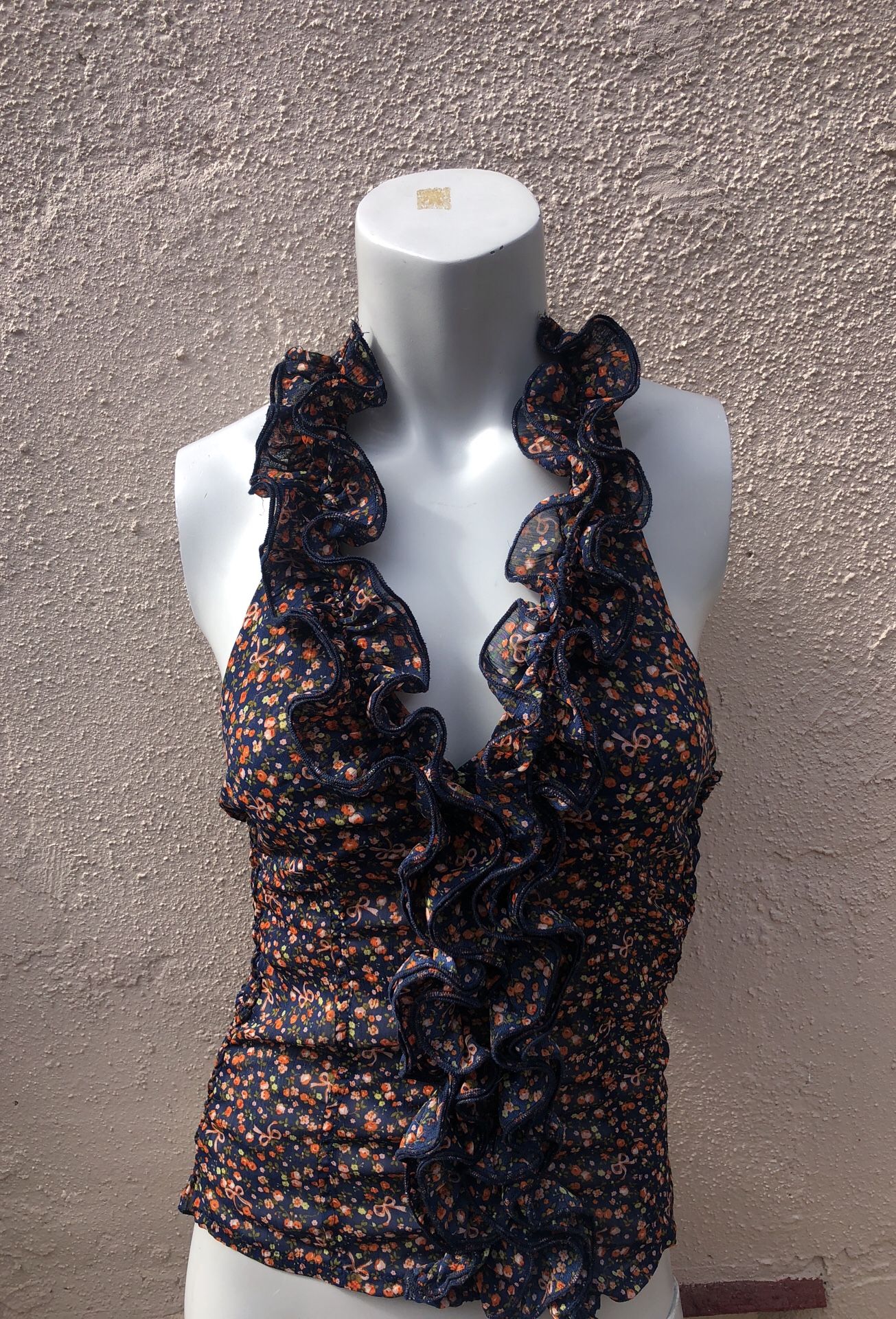 Halter floral top