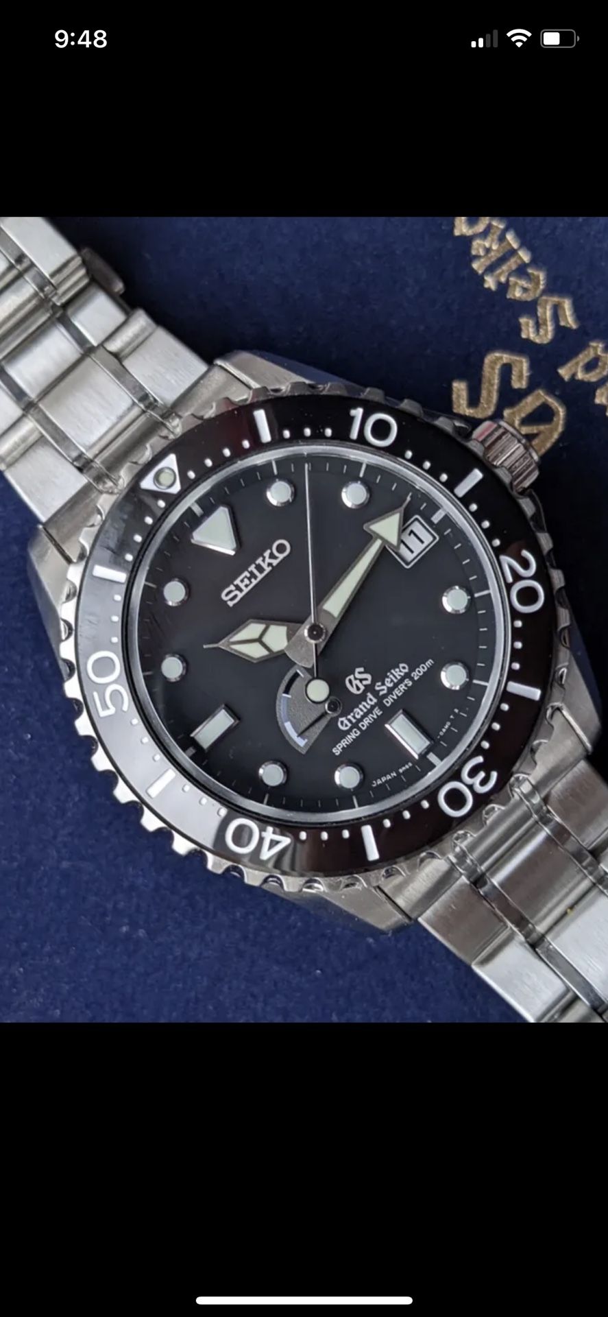 Seiko Spring Drive Diver Watch