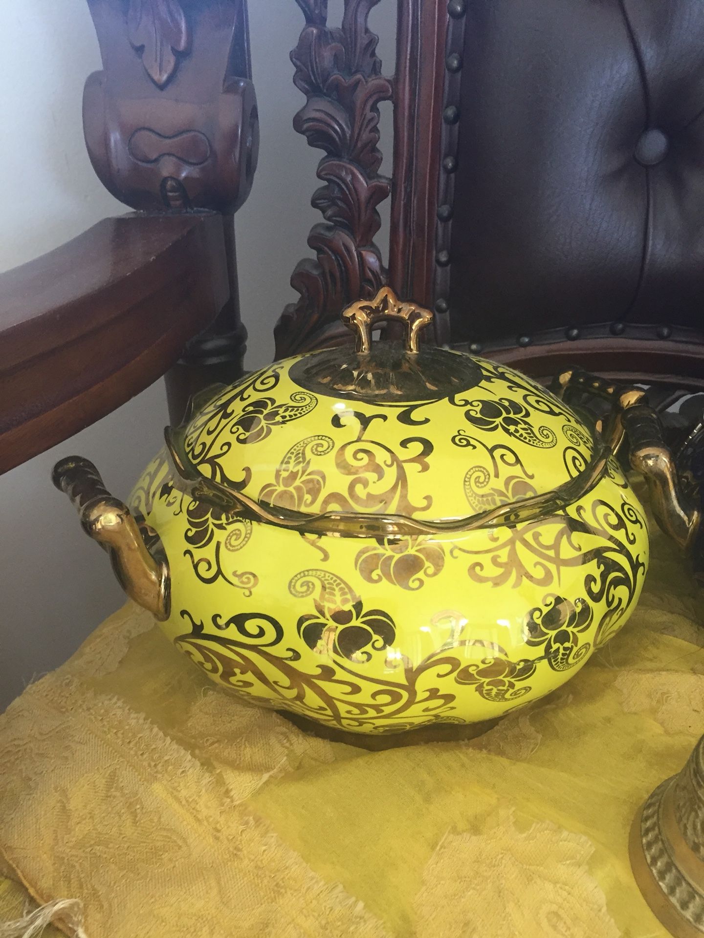 Sopera ochun oshun amarilla santo orisha yellow tureen yoruba