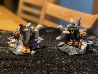 Witch Hat Taper Candle Holder