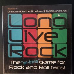 LONG LIVE ROCK Board Game- New Sealed