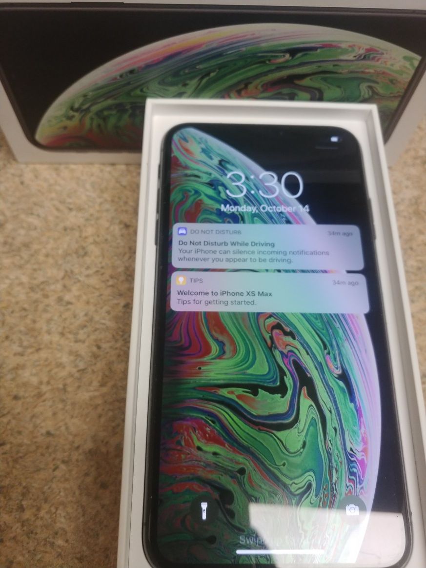 SPRINT IPHONE XS MAX 64GB CLEAN IMEI NO LOCKS SEE ALL PICS