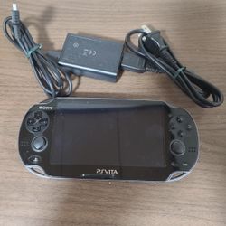 PlayStation PS Vita Console Crystal Black PCH-1000 Black OLED Console 