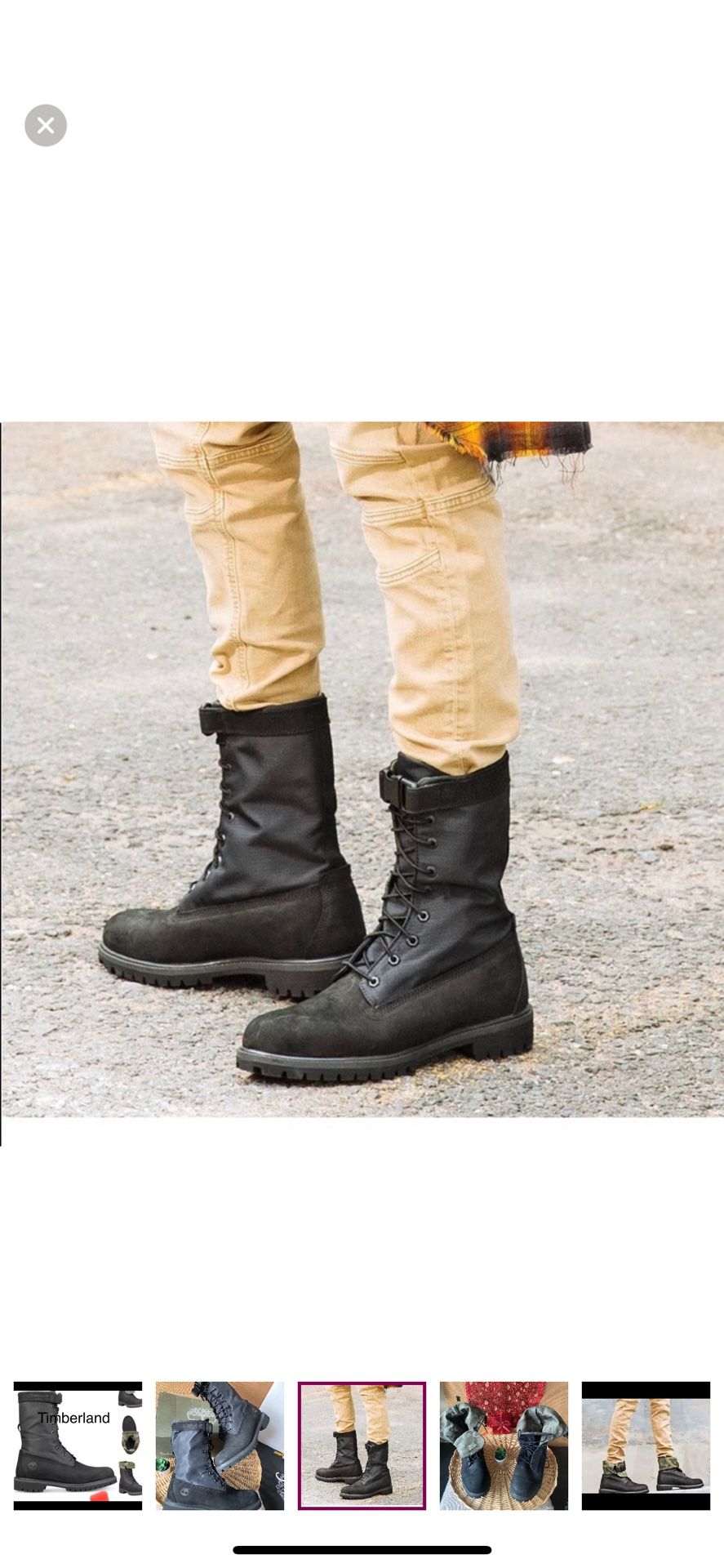 Timberland Gaiter Boots Rare Edition Size 10.5 in good condition.