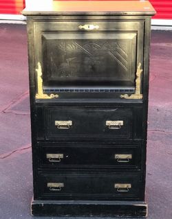 Antique desk - drop leaf