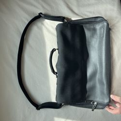 Cole Haan Black Leather Briefcase – Excellent Condition