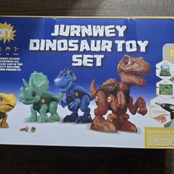 Jurnwey Dinosaur Toy Set, build your own Dinosaur