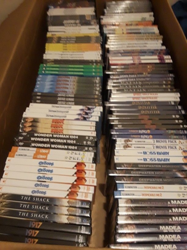 Brand New Sealed New DVDs Never Opened
