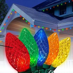 Brand new 3 boxes multi color indoor or outdoor LED lights. Sold all together $100 238 feet per box