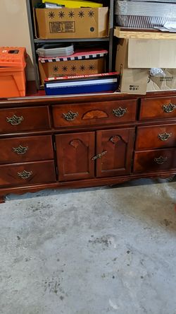 Cherry wood dresser