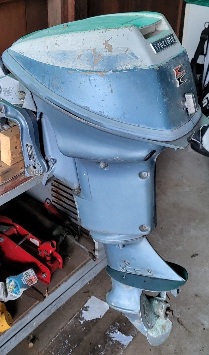 Outboard Boat Motor 9.5 Evinrude 9522c
