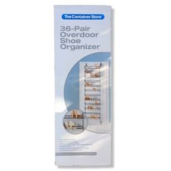 The Container Store 36 Pair Overdoor Shoe Organizer *NEW*